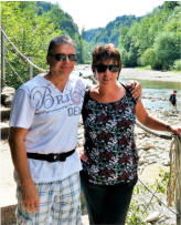 Add your one line caption using the Image tab of the Web Properties dialog